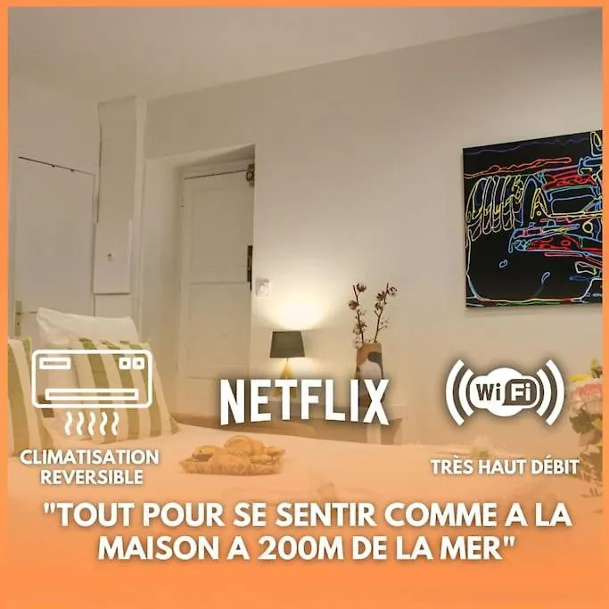 Le Clemenceau By Apirent #Cosy #200M Des Plages #Wifi Cannes France